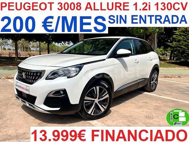 Blanco Usado 2019 Peugeot 3008 Allure SUV | 15.999 € (Precio justo) - Imagen 1/4