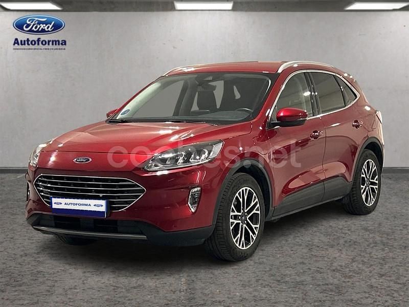 Rojo Usado 2021 Ford Kuga Titanium SUV | 31.500 € - Imagen 1/4