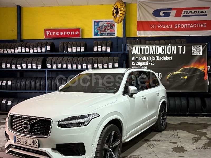 Negro Usado 2021 Volvo XC90 R-Design SUV | 33.500 € - Imagen 1/4