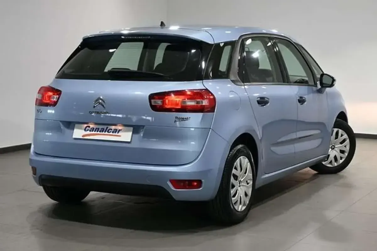 Usado Citroën C4 Attraction 120 CV (88 kW) 2014 Azul Monovolumen