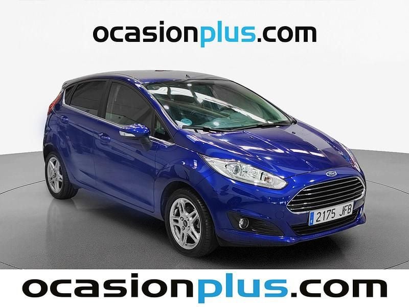 Usado Ford Fiesta Titanium 101 CV (74 kW) 2015 Azul Utilitario