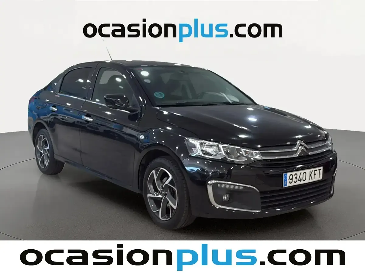 Usado Citroën C-Elysee I PureTech 82 CV (60 kW) 2017 Negro Berlina