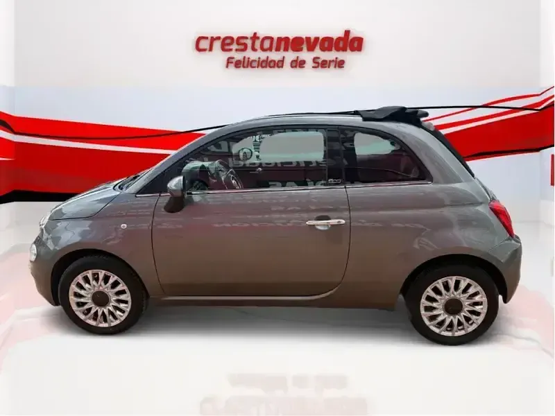 Usado Fiat 500C Lounge 69 CV (50 kW) 2020 Gris Descapotable