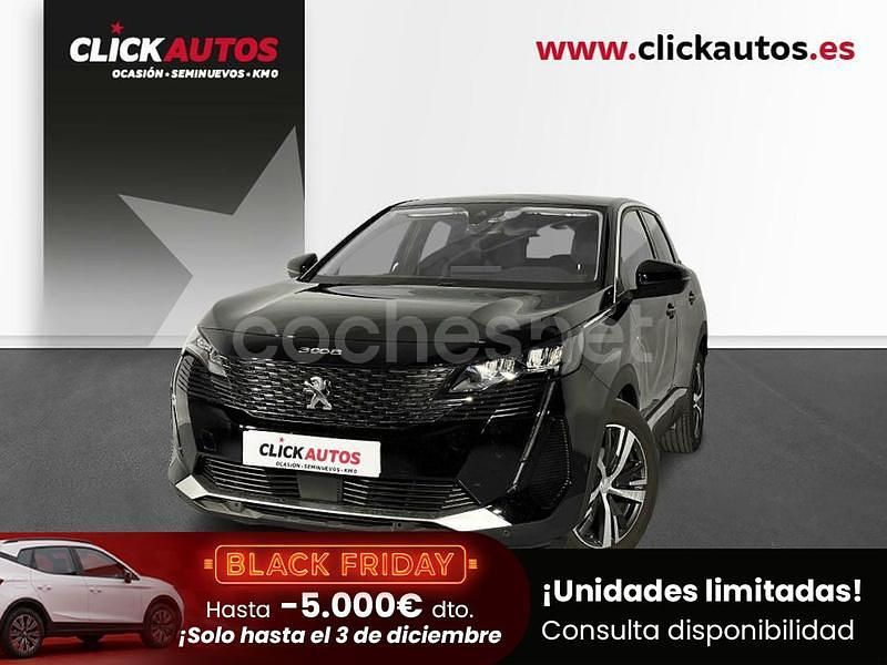 Negro Usado 2022 Peugeot 3008 Allure SUV | 17.950 € (Buen precio) - Imagen 1/4