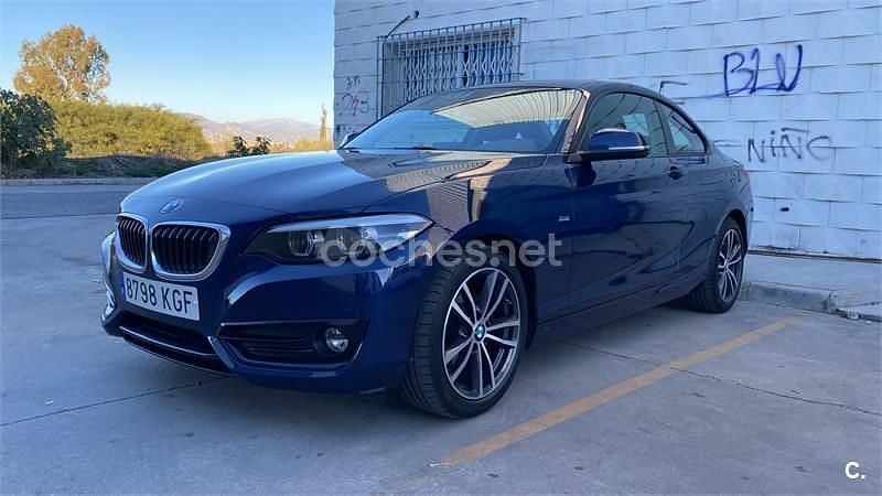 Usado BMW 218 150 CV (110 kW) 2017 Azul Coupe
