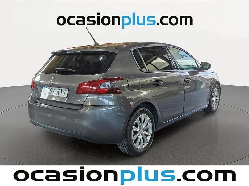 Usado Peugeot 308 Style 131 CV (96 kW) 2019 Gris Utilitario