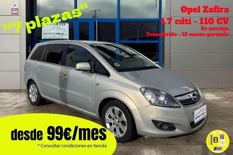 Gris Usado 2010 Opel Zafira Monovolumen | 4800 € (Precio justo) - Imagen 1/4