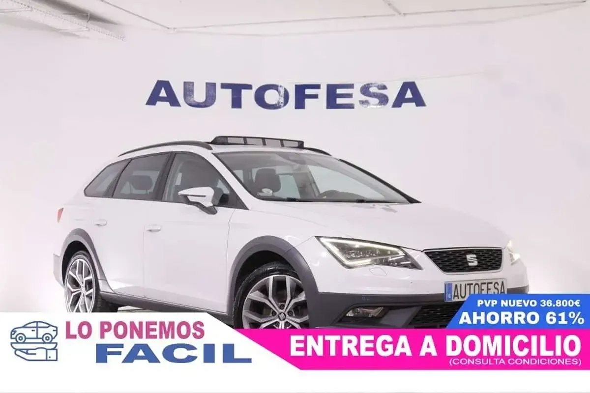 Usado Seat Leon X-Perience 4Drive 184 CV (135 kW) 2015 Blanco Familiar