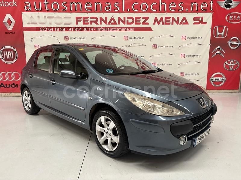 Azul Usado 2007 Peugeot 307 Berlina | 5200 € (Precio justo) - Imagen 1/4