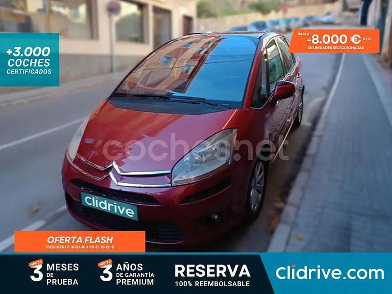 Rojo Usado 2007 Citroën C4 Picasso Exclusive Monovolumen | 3590 € (Precio justo) - Imagen 1/3