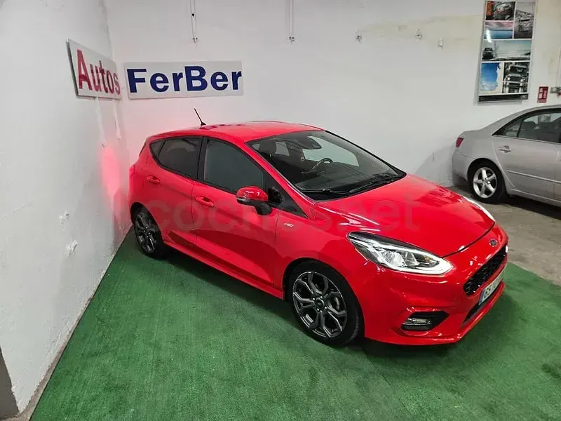 Usado Ford Fiesta ST-Line 95 CV (69 kW) 2019 Rojo Utilitario