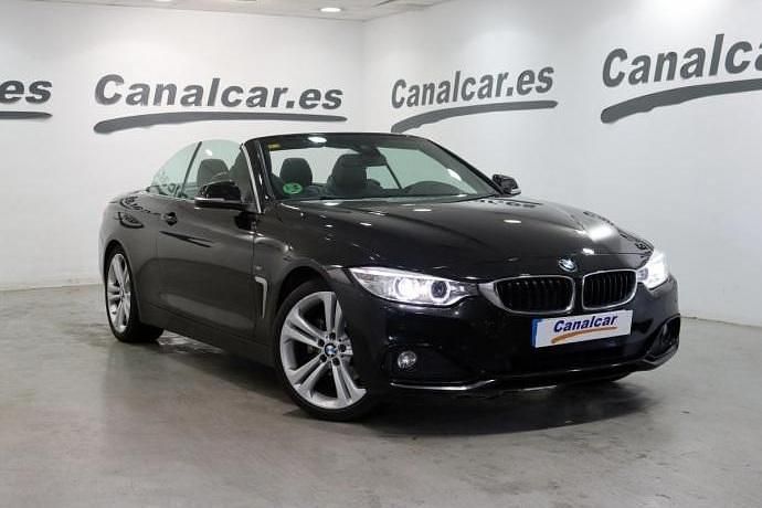 Usado BMW 420 184 CV (135 kW) 2015 Negro Descapotable