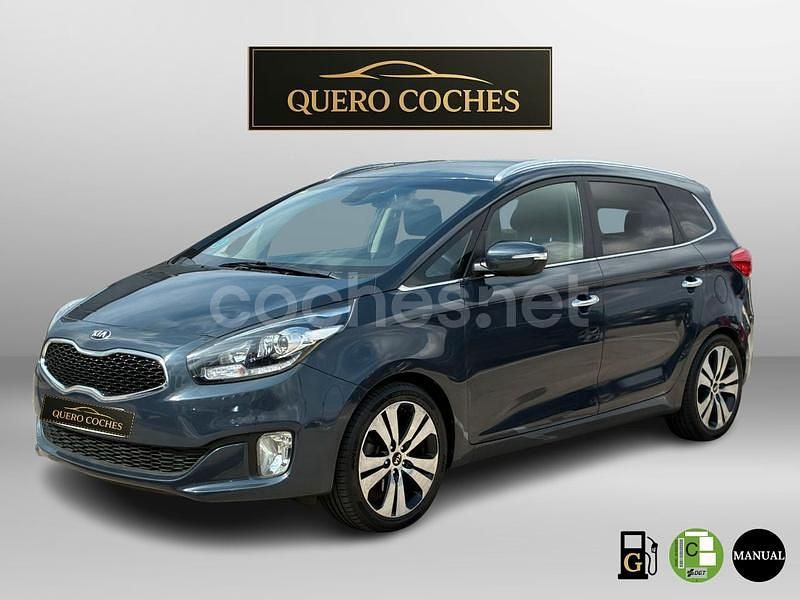 Azul Usado 2016 Kia Carens Monovolumen | 11.890 € (Precio justo) - Imagen 1/4
