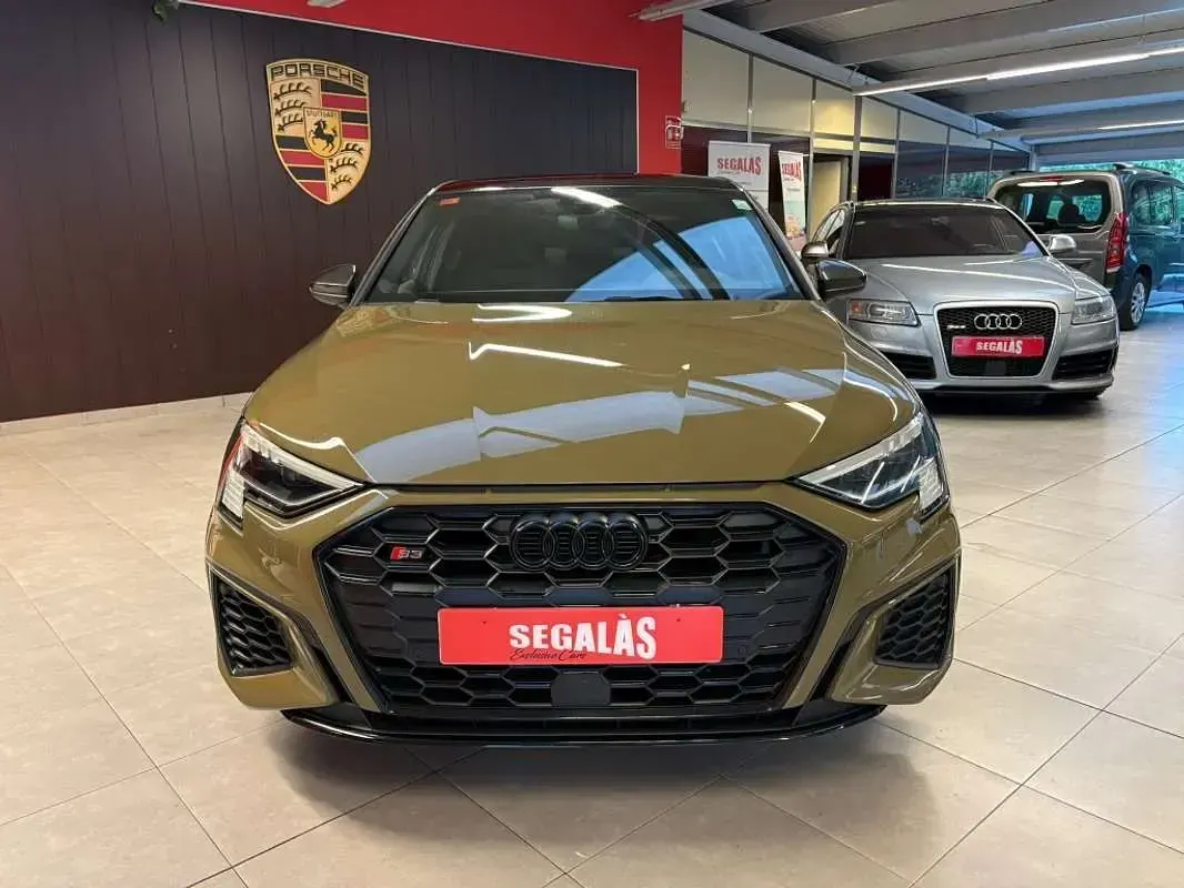 Usado Audi S3 Sportback Ambiente 310 CV (228 kW) 2021 Verde Utilitario