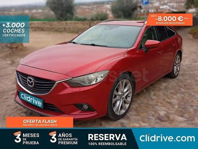 Brugt Mazda 6 Edition 150 HK (110 kW) 2015 Rød Sedan