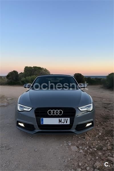 Gris / plata Usado 2014 Audi A5 Cabriolet S-Line Descapotable | 19.400 € (Precio justo) - Imagen 1/4