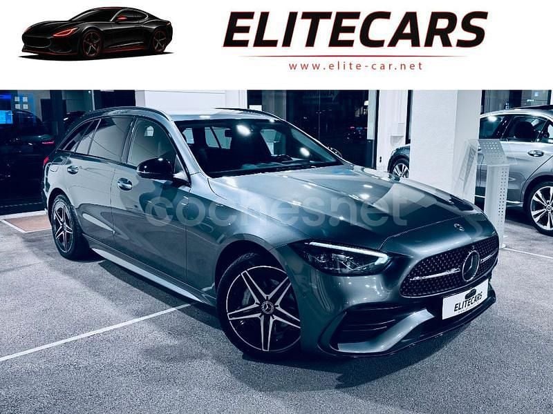 Gris / plata Usado 2022 Mercedes C300e Familiar | 36.900 € (Precio justo) - Imagen 1/4