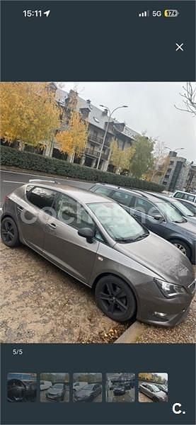 Usado Seat Ibiza FR 110 CV (80 kW) 2015 Gris / plata Berlina