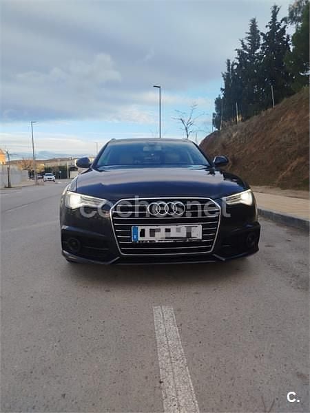 Usado Audi A6 S-Line 218 CV (160 kW) 2017 Negro Familiar