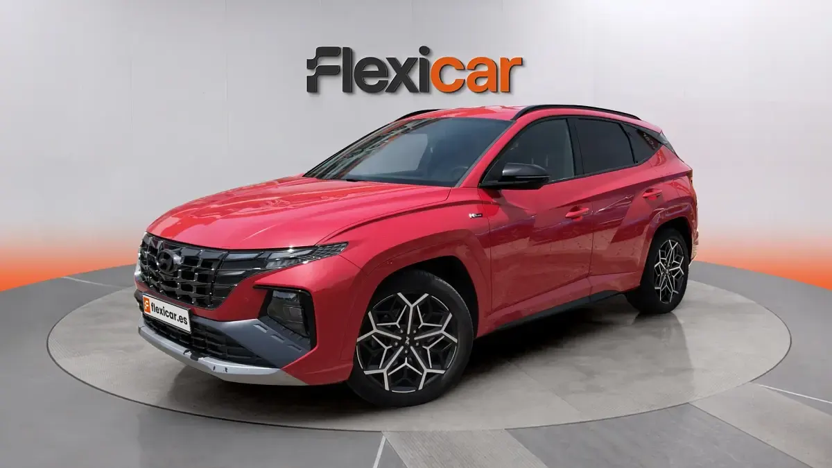 Usado Hyundai Tucson N Line 150 CV (110 kW) 2022 Rojo SUV