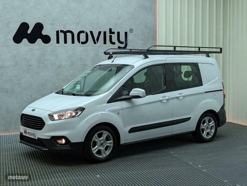Blanco Usado 2021 Ford Transit Trend Familiar | 11.290 € (Precio justo) - Imagen 1/4