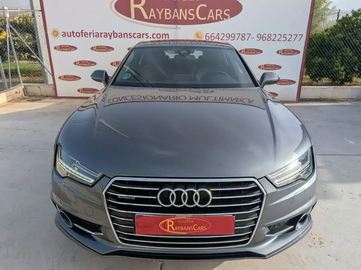 Usado Audi A7 Sportback S-Line 272 CV (200 kW) 2016 Gris Utilitario