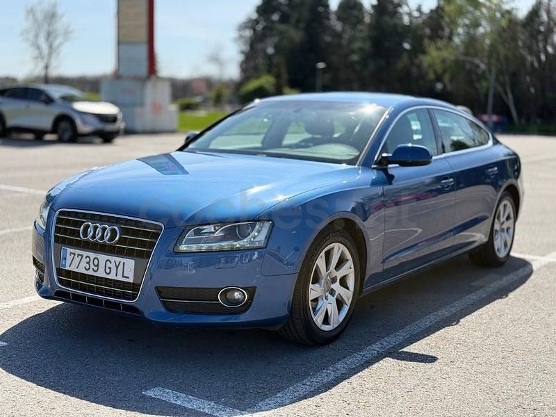 Usado Audi A5 Sportback 211 CV (155 kW) 2010 Azul Utilitario