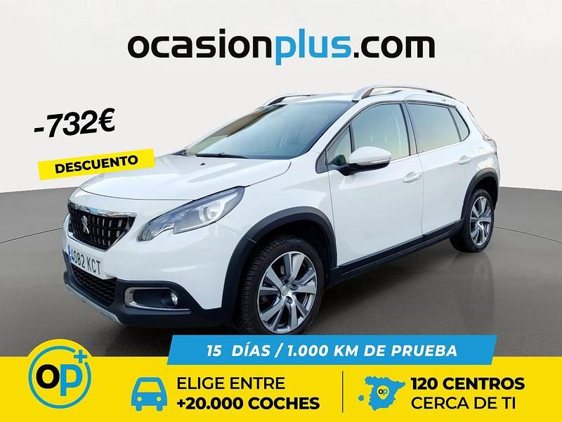 Blanco Usado 2017 Peugeot 2008 Allure SUV | 7769 € (Super precio) - Imagen 1/4