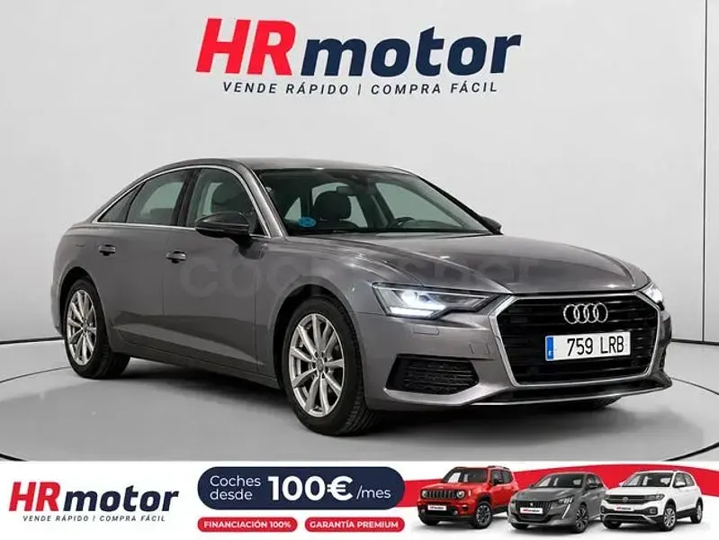 Usado Audi A6 204 CV (150 kW) 2021 Gris / plata Berlina