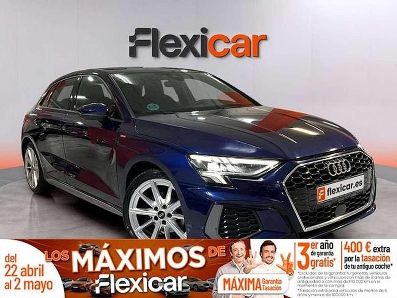Usado Audi A3 Sportback 150 CV (110 kW) 2023 Azul Utilitario