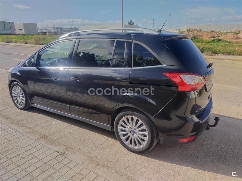 Usado Ford Grand C-Max Titanium 140 CV (102 kW) 2013 Negro Monovolumen
