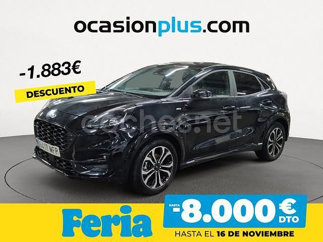 Negro Usado 2023 Ford Puma ST-Line SUV | 16.950 € (Precio justo) - Imagen 1/4