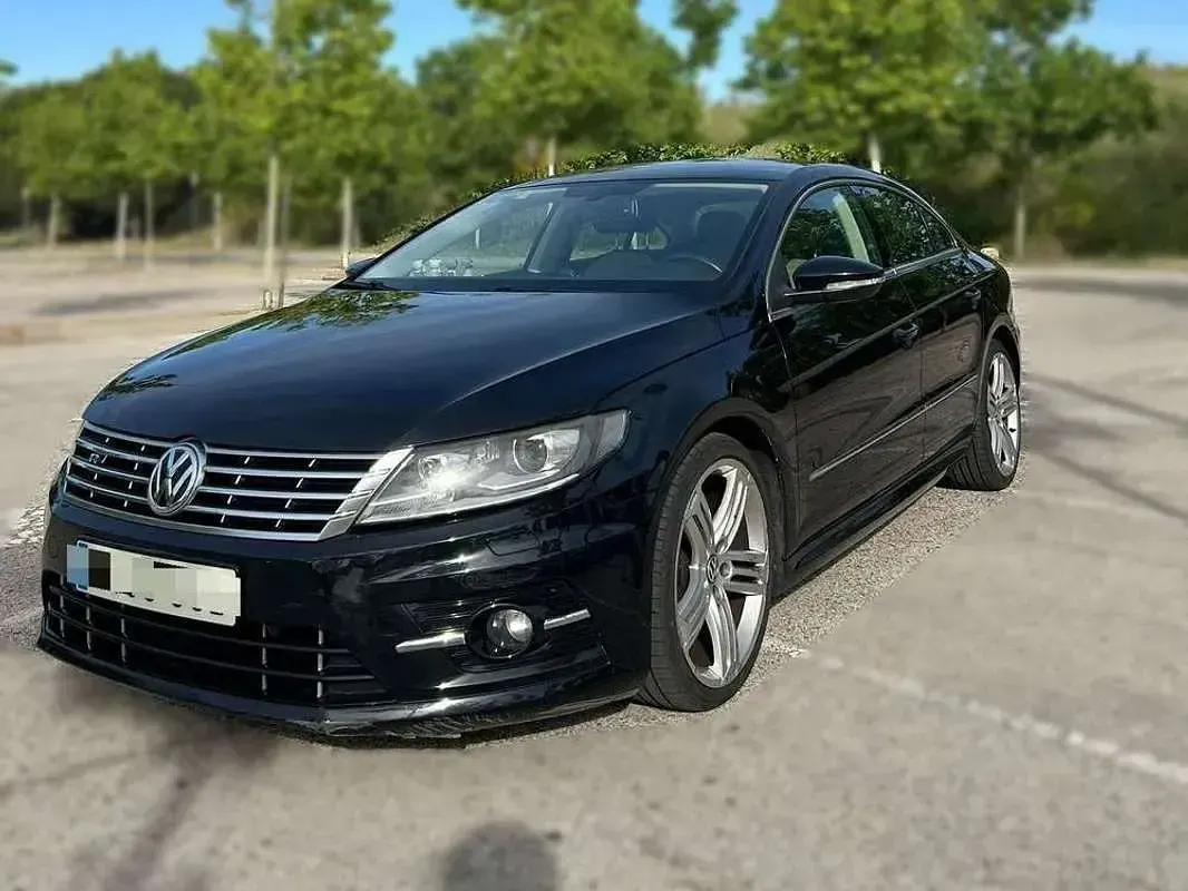 Usado VW CC R-line 140 CV (102 kW) 2015 Negro Berlina