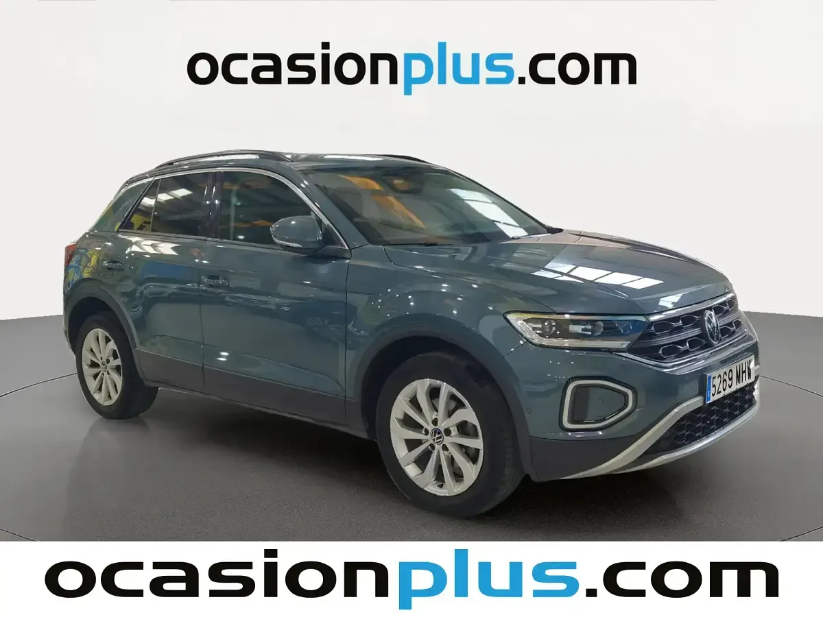 Usado VW T-Roc Life 115 CV (84 kW) 2023 Gris SUV