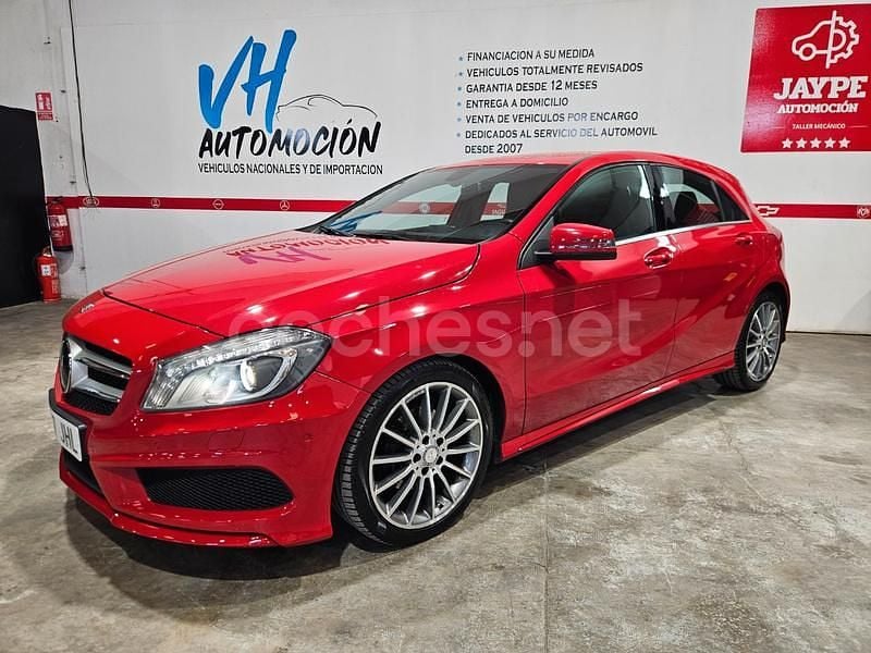 Rojo Usado 2015 Mercedes A200 AMG line Berlina | 16.900 € (Precio justo) - Imagen 1/4