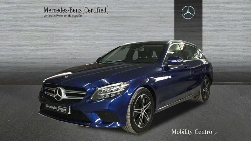 Azul brillante Usado 2020 Mercedes C220 AMG line Familiar | 35.900 € (Caro) - Imagen 1/4
