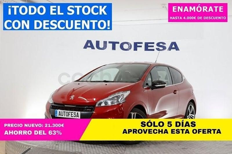 Usado Peugeot 208 GT-line 110 CV (80 kW) 2017 Rojo Utilitario