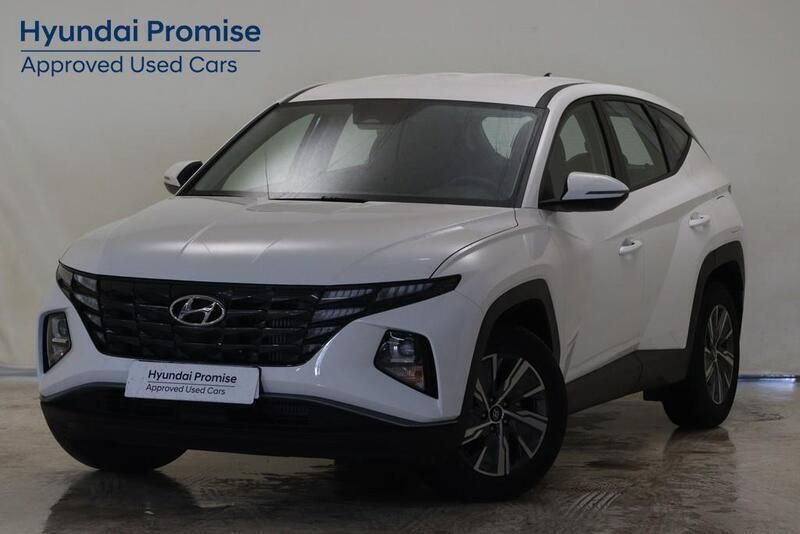 Atlas white Usado 2024 Hyundai Tucson SUV | 23.900 € (Precio justo) - Imagen 1/4