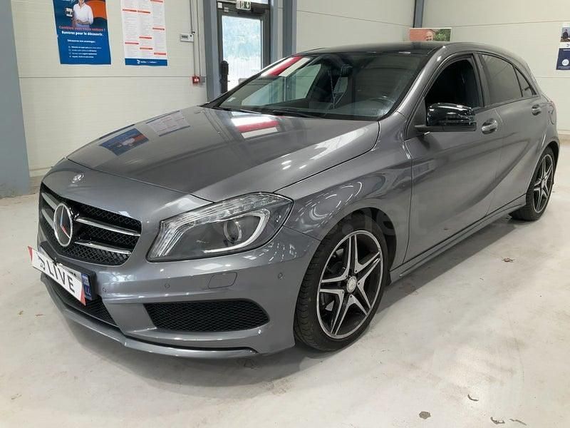 Usado Mercedes A200 AMG line 136 CV (100 kW) 2014 Gris / plata Berlina