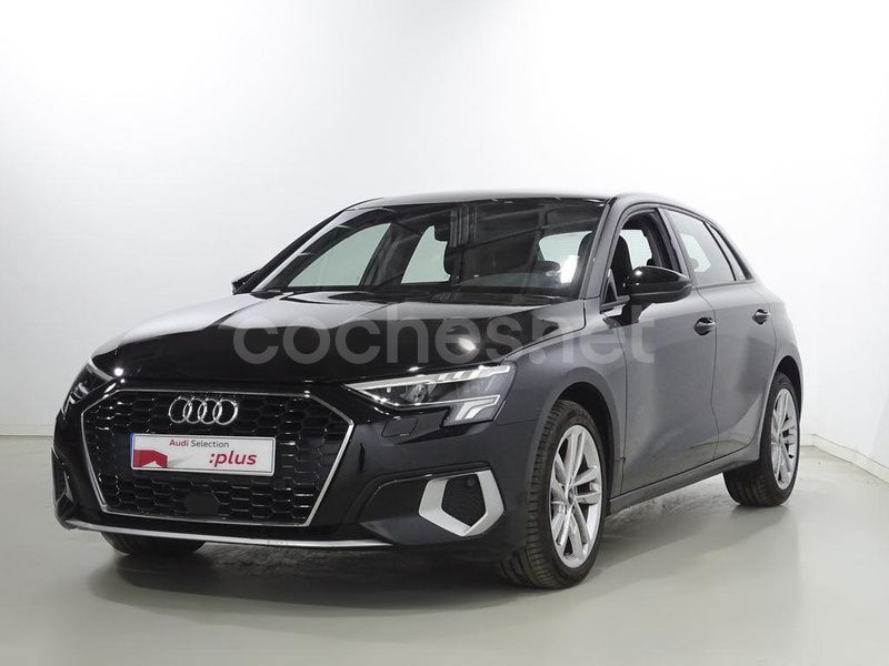 Negro Usado 2023 Audi A3 Sportback Advanced Plus Berlina | 28.400 € (Precio justo) - Imagen 1/4