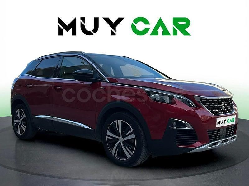 Usado Peugeot 3008 GT-line 130 CV (95 kW) 2019 Rojo SUV