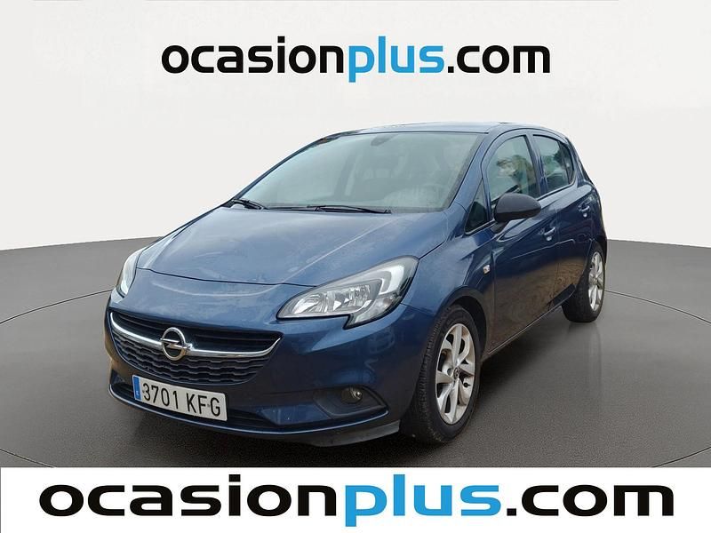 Azul Usado 2017 Opel Corsa Selective Utilitario | 7584 € (Precio justo) - Imagen 1/4