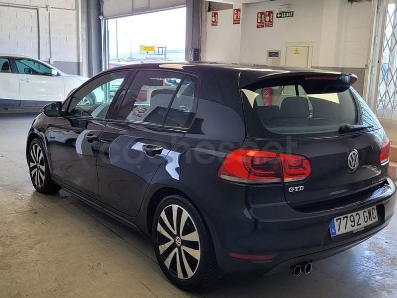 Usado VW Golf VI GTD 170 CV (125 kW) 2010 Negro Utilitario