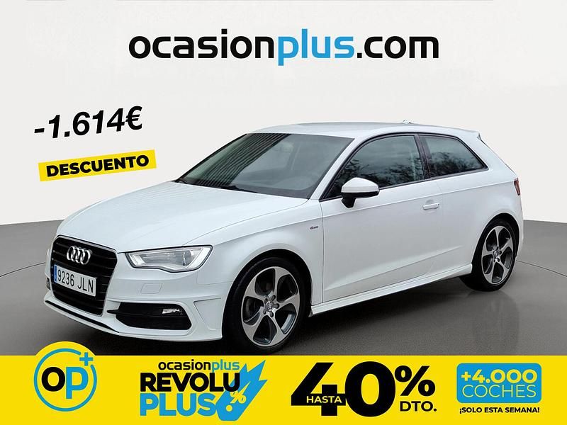 Usado Audi A3 S-Line 150 CV (110 kW) 2016 Blanco Utilitario