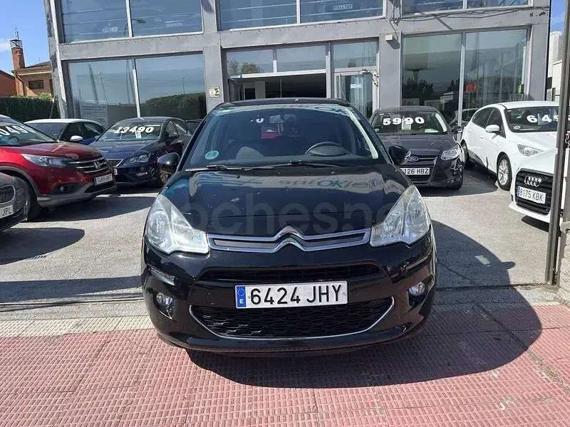 Usado Citroën C3 PureTech 82 CV (60 kW) 2015 Negro Berlina