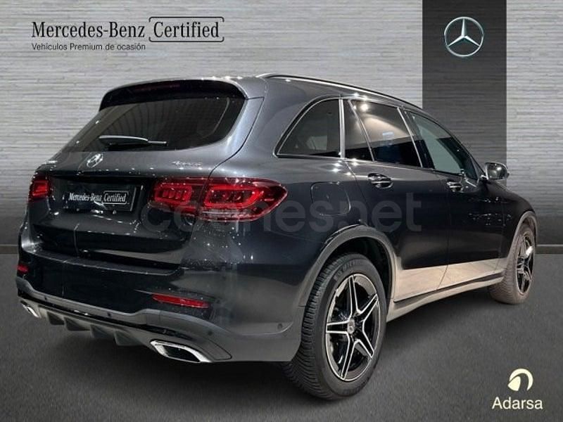 Usado Mercedes GLC220 AMG line 194 CV (142 kW) 2021 Gris grafito SUV