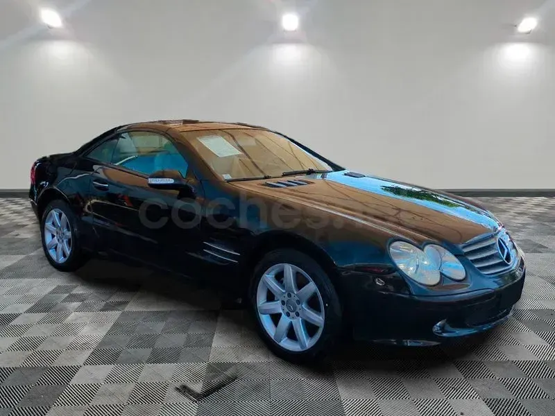 Usado Mercedes SL350 245 CV (180 kW) 2003 Negro Descapotable