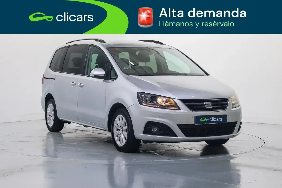 Usado Seat Alhambra Style 150 CV (110 kW) 2016 Gris Monovolumen