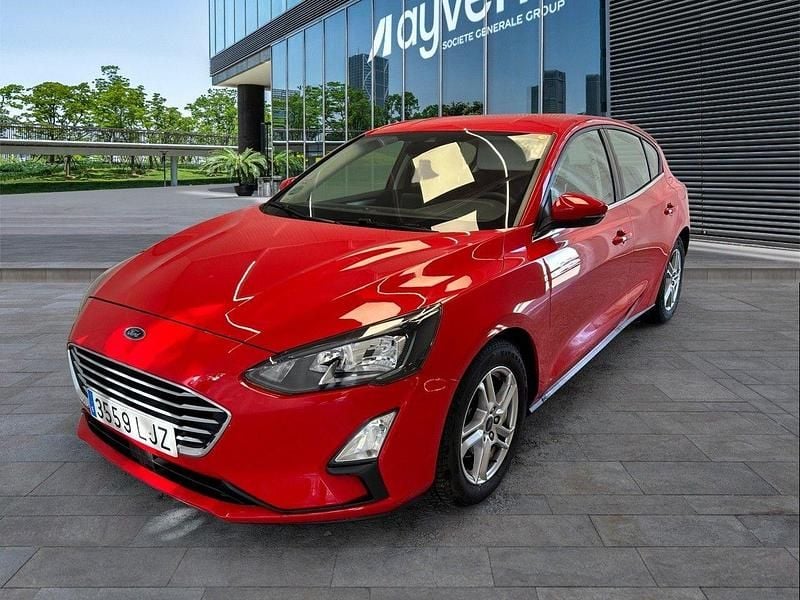 Rojo Usado 2020 Ford Focus Trend+ Berlina | 16.400 € (Buen precio) - Imagen 1/4