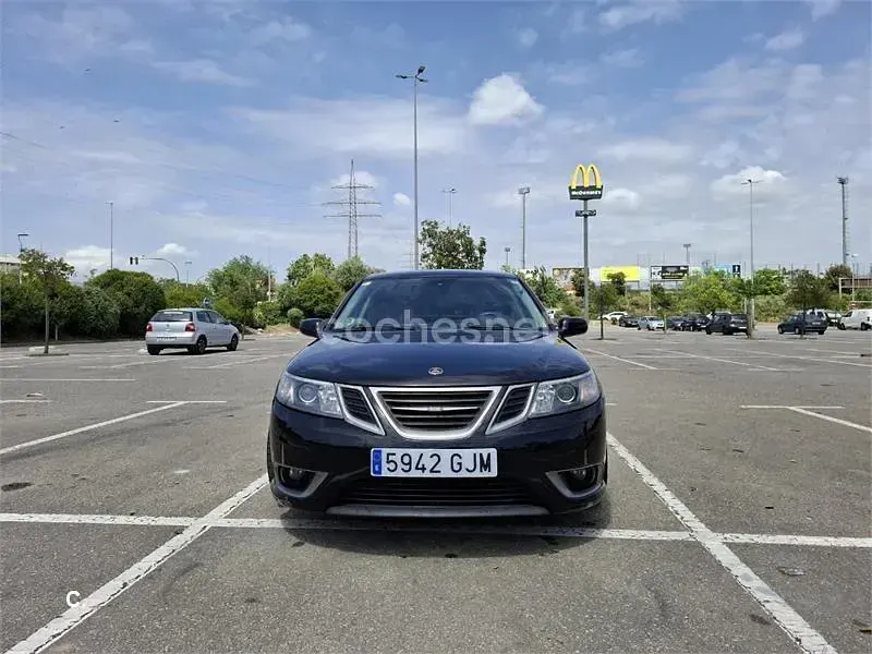Usado Saab 9-3 Linear 150 CV (110 kW) 2008 Negro Berlina